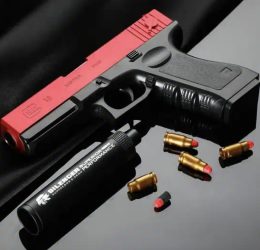 Glock félautómata játék pisztoly